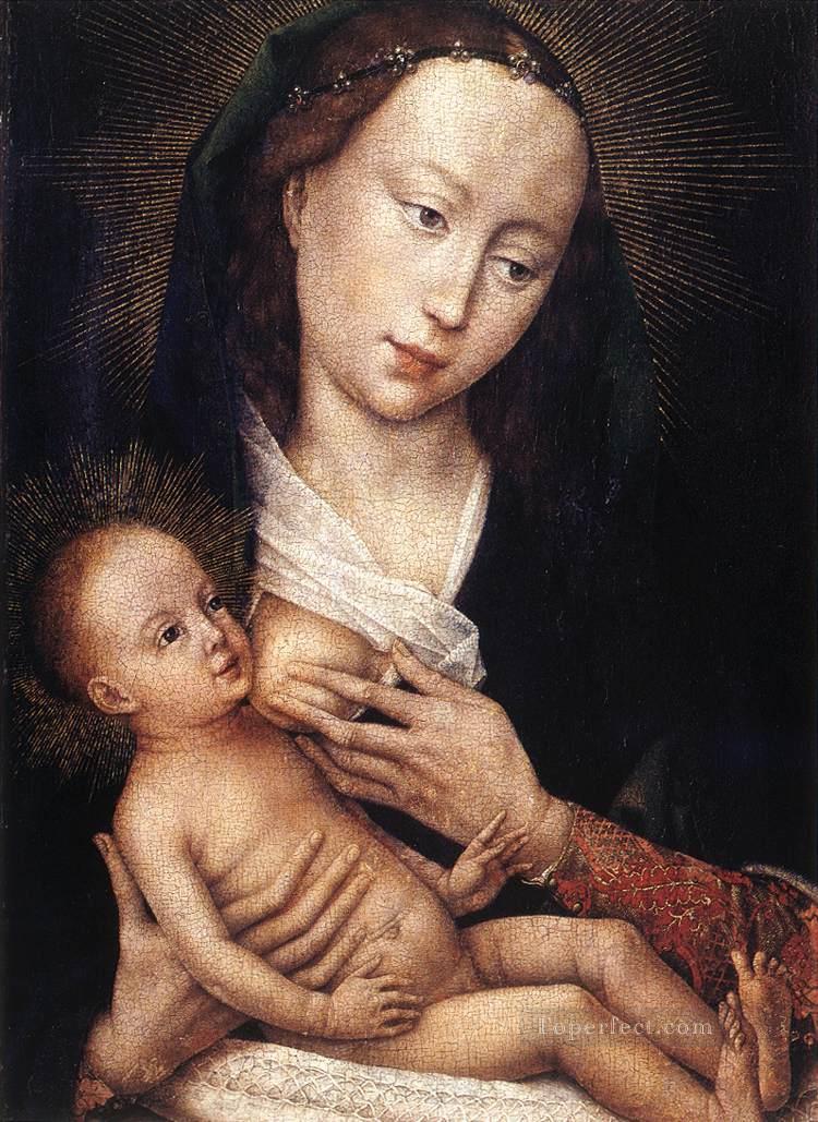 Díptico retrato de Jean de Gros ala izquierda Rogier van der Weyden Pintura al óleo